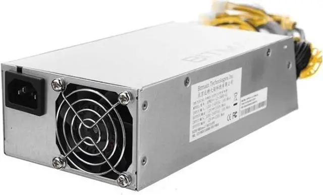 Alt view image 5 of 6 - BIK 1200w pc Power Supply ATX Miner Power PSU APW3 Mining 1600W Power Supply for Antminer BTC Miner S7 S9 L3 A6 A7 APW3++