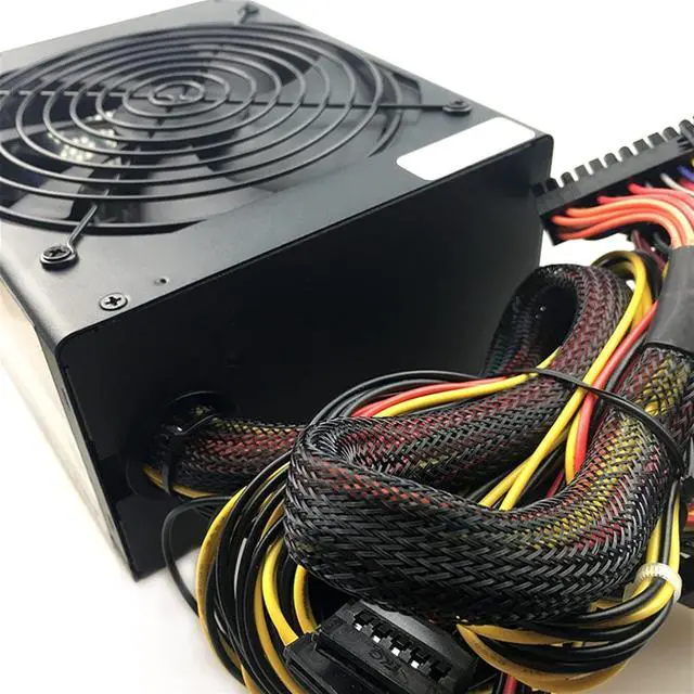 Alt view image 3 of 6 - 1800 PC Desktop Power Supply PSU Gold Power 1800W BTC Power Supply for R9 380 RX 470 RX480 6 GPU Cards Mining rig ATX Ethereum