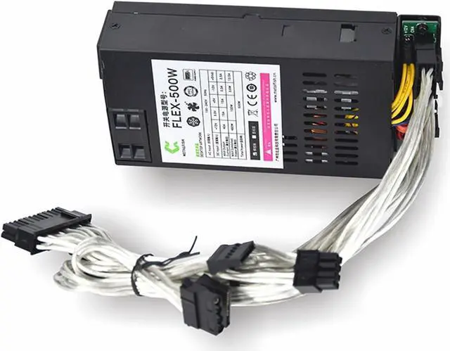 Main image of 500W Modular Power Supply Small 1U Computer PSU Flex-ATX 500W for ITX PC Active PFC for POS AIO