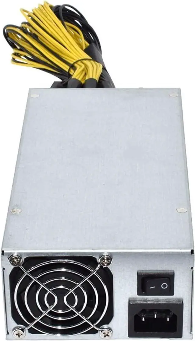 Alt view image 3 of 6 - 2000W 12V 166A ETH Mining Machine Power Supply 220-240V Input 10x6Pin 80% Efficiency Multi-GPU for BTC Antminer Bitcoin S7 S9