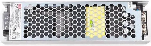 Alt view image 2 of 6 - UHP-350R-55 55V 6.3A 350W Slim Fanless Power Supply 94% Efficiency Quiet Easy Install DC OK Signal Active PFC Redundant Function Wide Input 90-264VAC for LED Office Automation