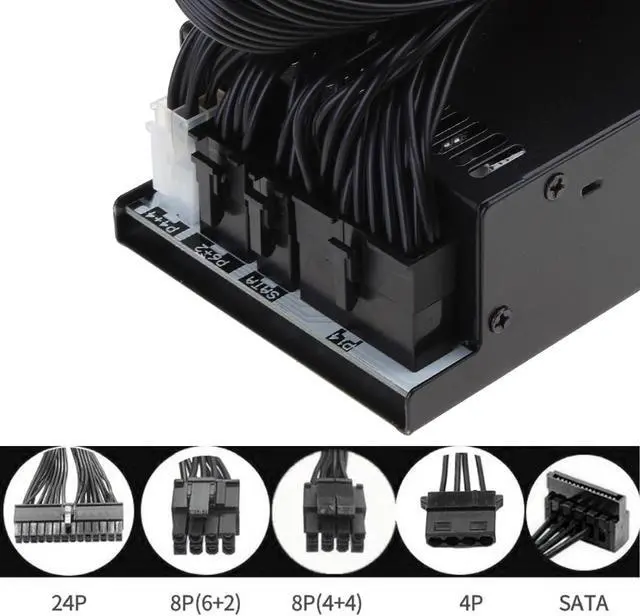 Alt view image 3 of 7 - 500W 500W Full Module Power Supply Small Computer for Machine