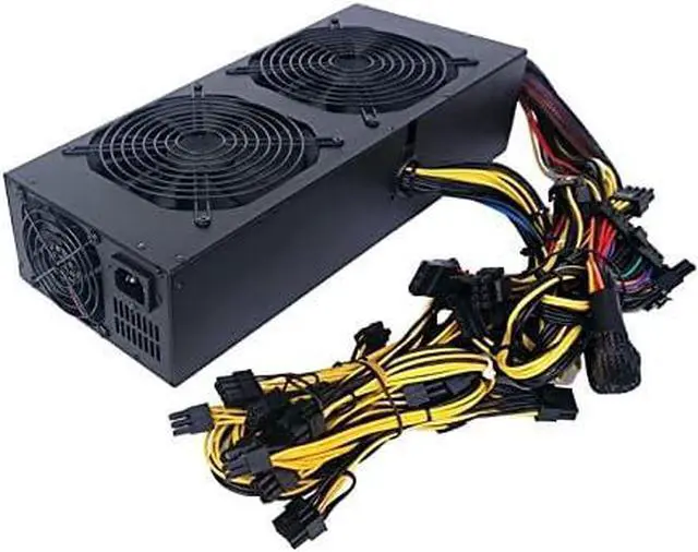 Main image of 12 Card Miner Mining rig 180-240V pico PSU BTC ETC Power Mining 3600W ATX PSU Bitcoin Miners PC Power Supply
