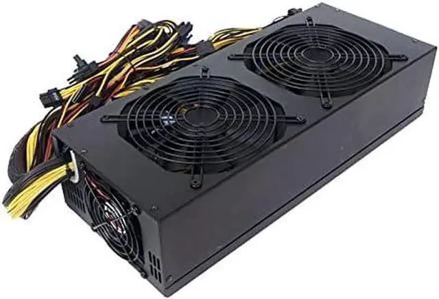 Alt view image 2 of 4 - 12 Card Miner Mining rig 180-240V pico PSU BTC ETC Power Mining 3600W ATX PSU Bitcoin Miners PC Power Supply