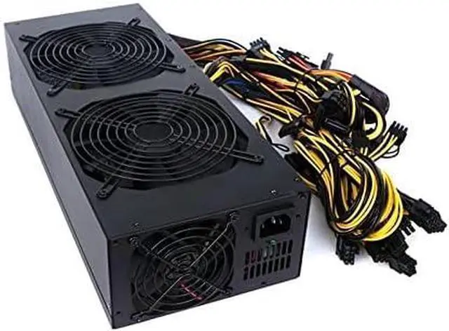Alt view image 4 of 4 - 12 Card Miner Mining rig 180-240V pico PSU BTC ETC Power Mining 3600W ATX PSU Bitcoin Miners PC Power Supply