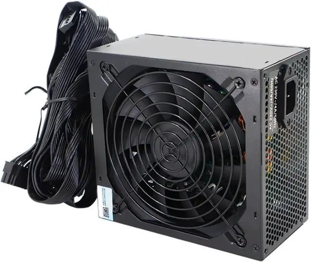 Alt view image 4 of 7 - Robust 550W ATX12V Computer Rate 550W Power Supply Efficiency &Quiet Cooling Technology Low Resistance Capacitors
