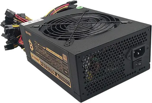 Alt view image 6 of 7 - Multichannel Graphics Card Power Supply 1800W, Modular Mining Power Supply PSU for 8 GPU ETH Rig Ethereum Mining Machine 170240V