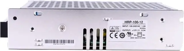 Alt view image 2 of 3 - HRP-100-12 12V/8.5A/102W DC Single Output Switching Power Supply with PFC Function