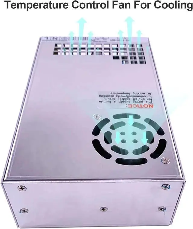 Alt view image 4 of 6 - Mini 1200W Switching Power Supply 110/220VAC to DC 12V 24V 36V 48V 80V 110V 220V Output Voltage and Current Adjustable PSU CC CV(110V,60V 20A)