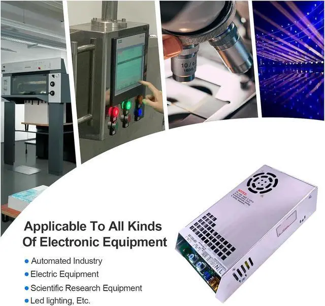 Alt view image 2 of 6 - Mini 1200W Switching Power Supply 110/220VAC to DC 12V 24V 36V 48V 80V 110V 220V Output Voltage and Current Adjustable PSU CC CV(110V,60V 20A)
