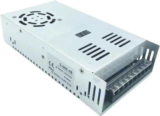 Main image of 600W Switching Power Supply with Adjustable Output Voltage AC-DC 0-12V 15V 24V 36V 48V 50V 60V 72V 80V Digital Display Power Supply(36V 16.6A)