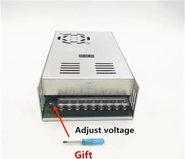 Alt view image 4 of 6 - 600W Switching Power Supply with Adjustable Output Voltage AC-DC 0-12V 15V 24V 36V 48V 50V 60V 72V 80V Digital Display Power Supply(36V 16.6A)