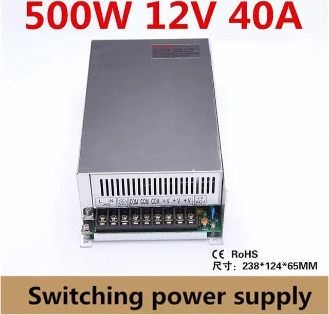 Alt view image 2 of 3 - 500w Strong Switch Mode Power Supply 500w 12v 40a s-500-12