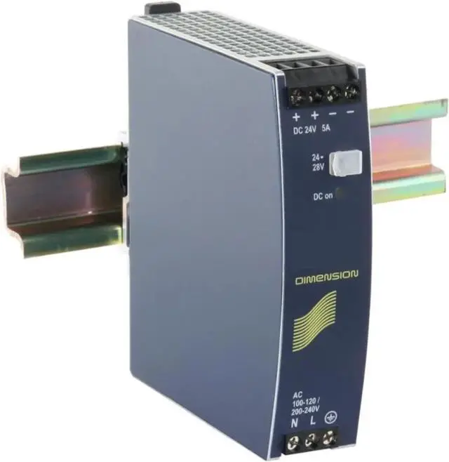 Main image of DIN Rail Power Supply CS5.241-C1, 24V DC, 5A Output, 120W, Single Phase, CS5.241-C1 CS 5.241-C1
