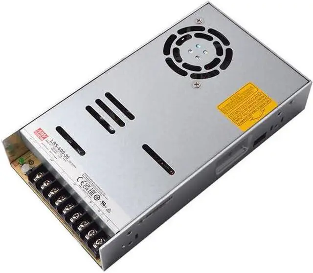 Alt view image 2 of 7 - LRS-600-36 Industrial Power Supply, 36V 16.6A 600W, 92% Efficiency, 5G Vibration Resistant, -4°F to +149°F Operation, for Automation Systems