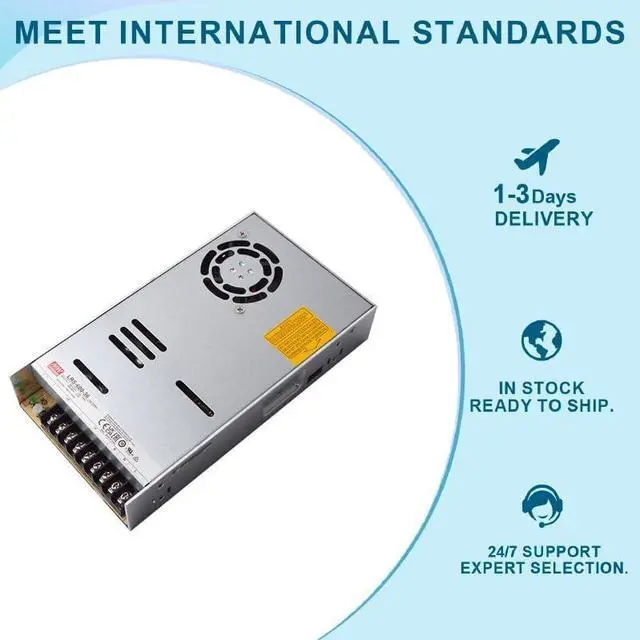 Alt view image 7 of 7 - LRS-600-36 Industrial Power Supply, 36V 16.6A 600W, 92% Efficiency, 5G Vibration Resistant, -4°F to +149°F Operation, for Automation Systems