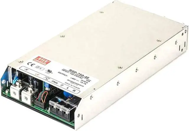 Main image of RSP-750-48 753.6W 48V 15.7A Single Output Power Supply - High Efficiency, Forced-Air Cooling, Remote Control - for Telecom Equipment, Network Infrastructure