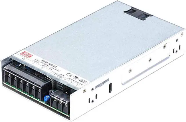 Main image of RSP-500-24 504W 24V 21A Power Supply - Remote Control, Active PFC, 89% Efficiency - Ideal for Test Equipment, Burn-in Systems