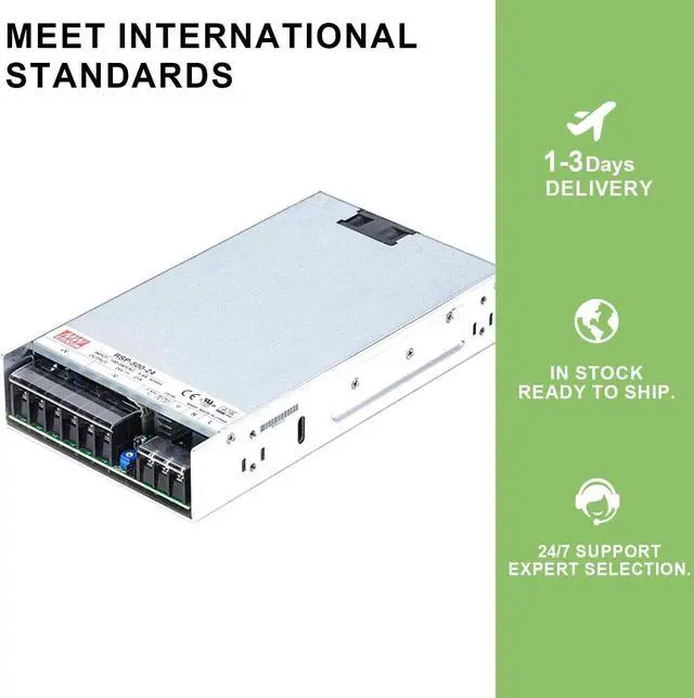 Alt view image 5 of 7 - RSP-500-24 504W 24V 21A Power Supply - Remote Control, Active PFC, 89% Efficiency - Ideal for Test Equipment, Burn-in Systems