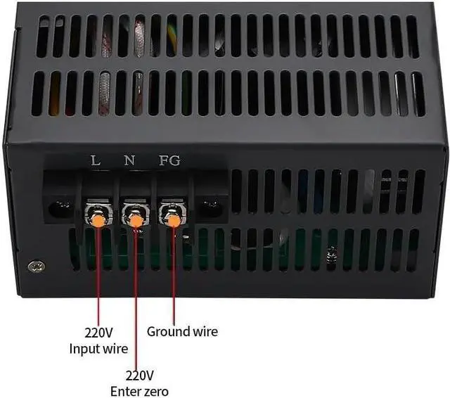 Alt view image 3 of 7 - 2000W Switching Power Supply 0-12V 24V 36V 48V 60V 80V 110V 220V AC/DC SK2000 Adjustable Voltage Current High Power SMPS(110V,0-12V 166.6A)