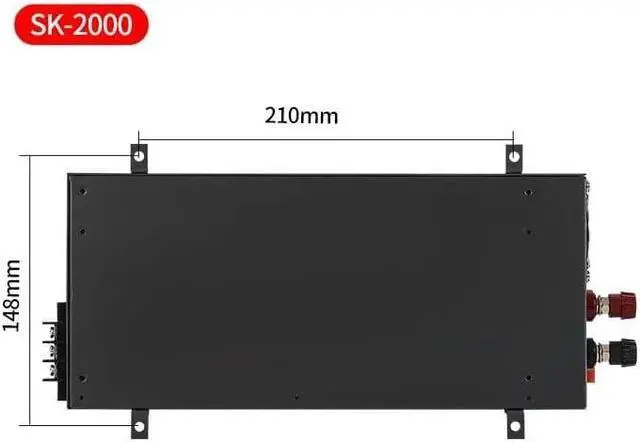Alt view image 6 of 7 - 2000W Switching Power Supply 0-12V 24V 36V 48V 60V 80V 110V 220V AC/DC SK2000 Adjustable Voltage Current High Power SMPS(110V,0-12V 166.6A)