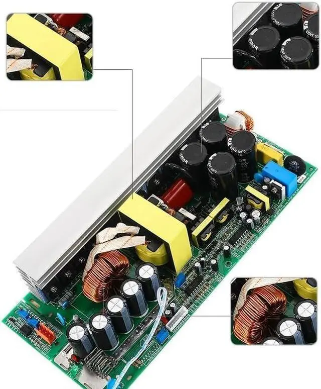 Alt view image 7 of 7 - 2000W Switching Power Supply 0-12V 24V 36V 48V 60V 80V 110V 220V AC/DC SK2000 Adjustable Voltage Current High Power SMPS(110V,0-12V 166.6A)