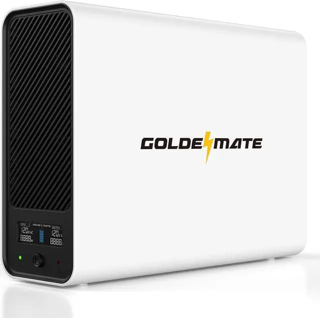 Main image of 1000VA/800W Lithium UPS Battery Backup and Surge Protector, Backup Battery Power Supply with LiFePO4 Battery, Sinewave UPS System, Battery of 10 Years Lifespan, 8 Outlets, LCD Display