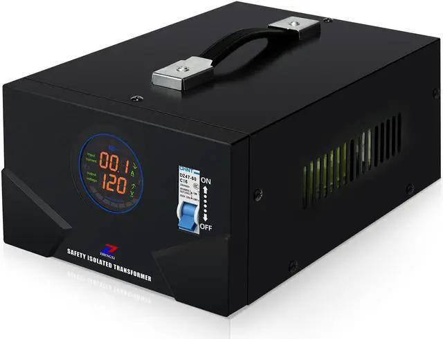 Main image of ZHENGXI Isolation Transformer 120V to 120V, 1000W Transformer Voltage Converter, 2 Output Sockets