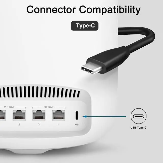 Alt view image 4 of 6 - 140W USB C Charger for HP OMEN Transcend 14 Spectre x360 16 Msi Prestige 14 16 AI Studio Summit E16 eero PoE Gateway FSP140-APDAR02 c410011 n22282-001 Avalon Nano 3 Miner Power Cord 28V 5A