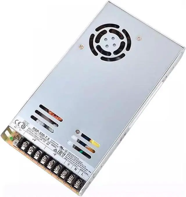 Main image of RSP-320-7.5 320W Single Output PFC Function Power Supply 7.5V Constant Voltage with Built-in Cooling Fan for Robotics, Industrial Control Systems, and Test Equipment