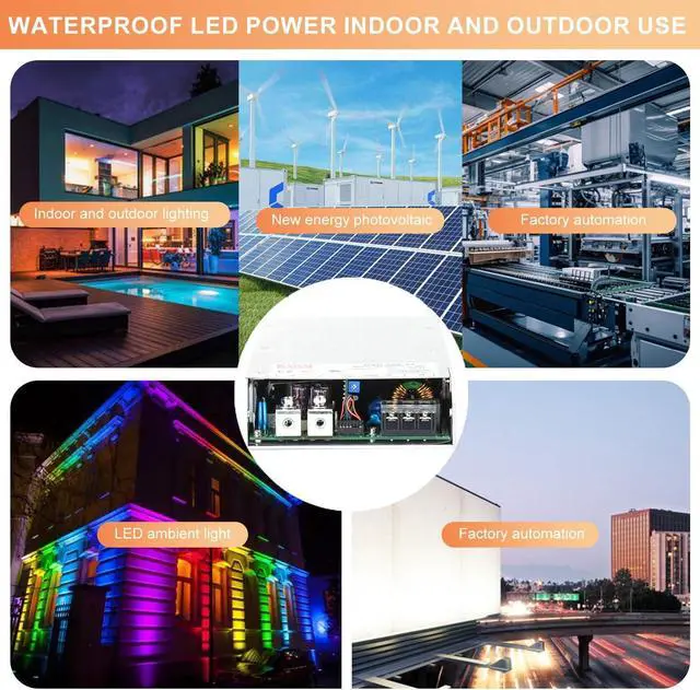 Alt view image 6 of 7 - RSP-750-24 750W 24V 31.3A Industrial Power Supply, 90.5% High Efficiency, 90-264VAC Wide Input, Active PFC, Overload/Overvoltage/Short Circuit Protection, Rugged & Compact