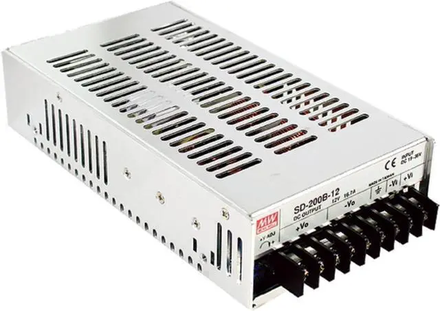 Main image of Enclosed Type 200.4W 12V 0~16.7A SD-200C-12 Meanwell DC-DC SMPS SD-200 Series MEAN WELL Switching Power Supply