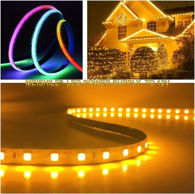 Alt view image 2 of 7 - MEISHILE 12V 50A 600W DC Switching Power Supply Adapter PSU AC to DC Industrial Transformer Converter for LED Drive Light Lamp Meter 3D Printer Semiconductor Pump Motor Drive 220V 110V to 12Volt