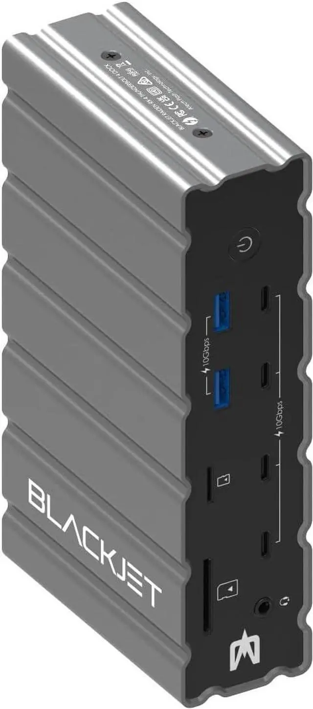Alt view image 6 of 7 - RX-4 Raiden Thunderbolt 4 Docking Station Docking Station with 17 Ports, Thunderbolt 4, USB-C, USB-A, Ethernet, HDMI, DisplayPort, Audio, Card Readers, USB4, Space Gray