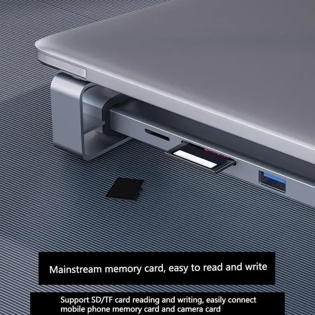 Alt view image 4 of 7 - Upgrade Fast USB USB3.0 5Gbps Docking Station Bracket 9-in-1