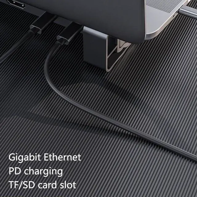 Alt view image 7 of 7 - Upgrade Fast USB USB3.0 5Gbps Docking Station Bracket 9-in-1