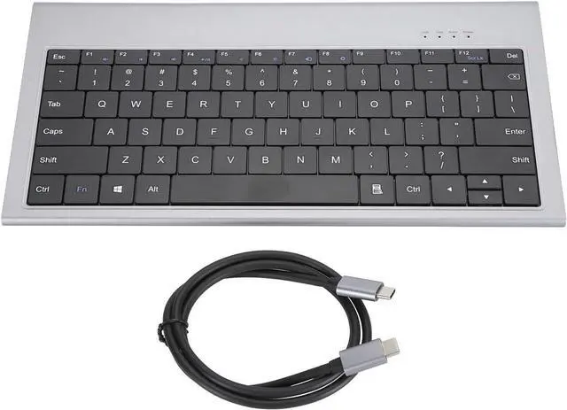 Main image of 11 in 1 USB C Keyboard Hub, Wired Multifunctional Docking Station, 4K, 10Gbps Data Transfer, 100W PD Charging, 78 Key Layout Keyboard