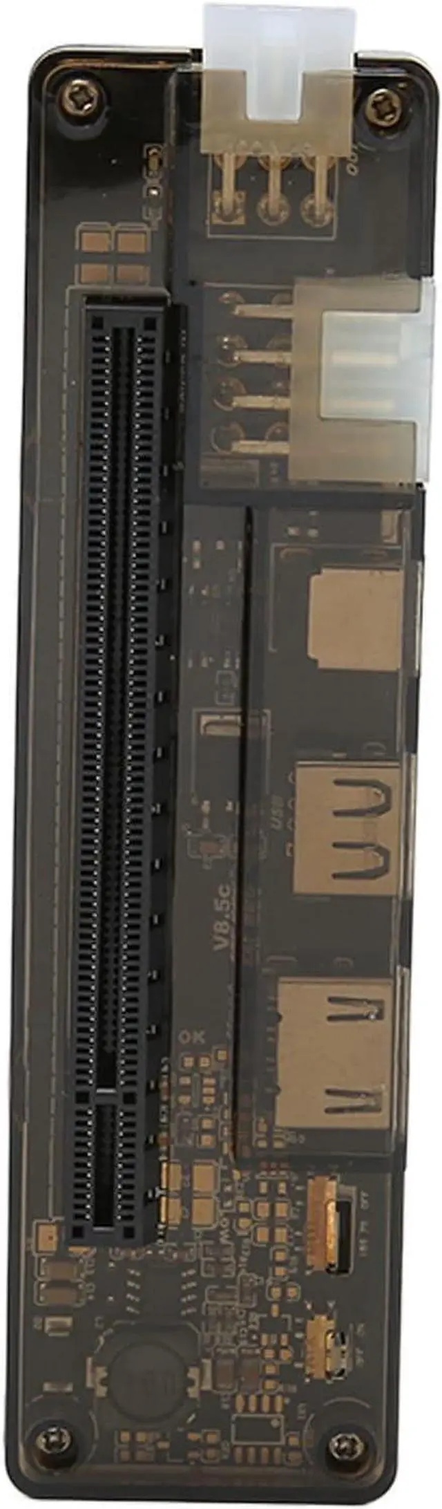 Alt view image 6 of 7 - Laptop External Independent Video Card Dock, Laptop Graphics Card Dock 6Pin Express Card Interface EXP GDC Power for Server Computing