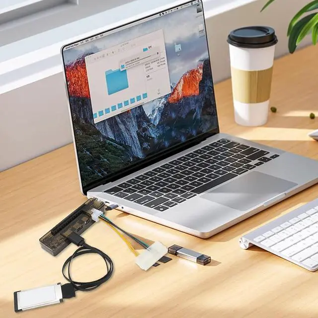 Alt view image 4 of 7 - Laptop External Independent Video Card Dock, Laptop Graphics Card Dock 6Pin Express Card Interface EXP GDC Power for Server Computing