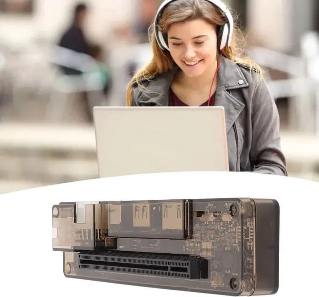 Alt view image 5 of 7 - Laptop External Independent Video Card Dock, EXP GDC External Discrete Graphics Dock Support 6Pin Interface, for Mini PCI E