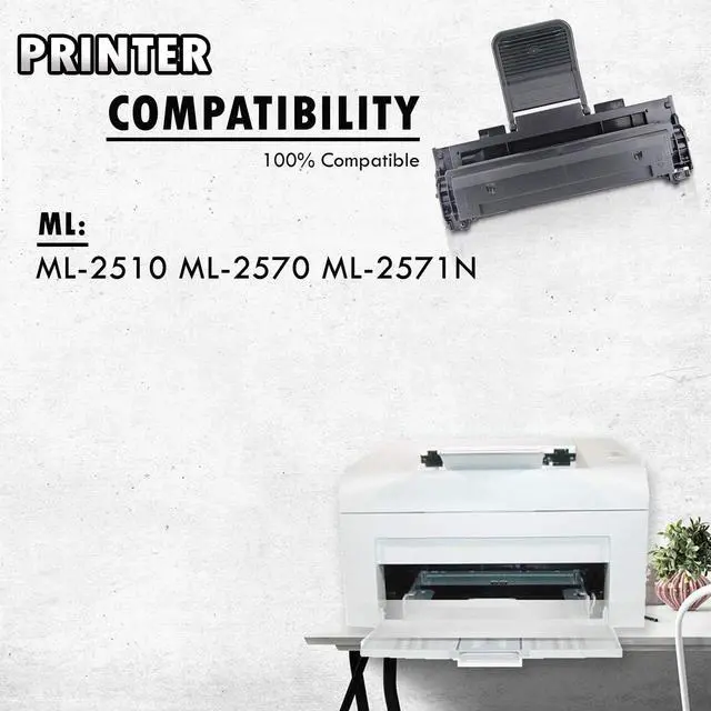 Alt view image 6 of 7 - Inkfirst® Toner Cartridge ML-2510 (ML-2510D3) Compatible Remanufactured for Samsung ML-2510 Black ML-2510 ML-2570 ML-2571N