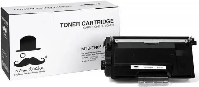 Main image of Moustache TN 850 Compatible Toner Cartridge Brother TN850 TN-850 TN820 TN-820 Black Replacement for HLL6200DW, HLL6200DWT, HLL6250DW, HLL6300DW, HLL6400DW, HLL6400DWT 8,000 Pages High Yield