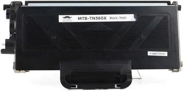 Alt view image 2 of 6 - Moustache Compatible Brother TN360X TN-360X TN330 TN360 TN-330 TN-360 Black Toner Cartridge 5,200 High Yield for Brother DCP-7030/7040/7045N HL-2140/2150N/2170W MFC-7320/7340/7345DN/7345N/7440N/7840W