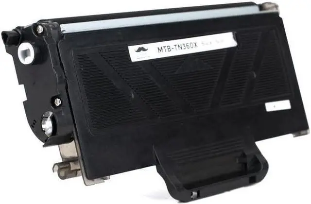 Alt view image 3 of 6 - Moustache Compatible Brother TN360X TN-360X TN330 TN360 TN-330 TN-360 Black Toner Cartridge 5,200 High Yield for Brother DCP-7030/7040/7045N HL-2140/2150N/2170W MFC-7320/7340/7345DN/7345N/7440N/7840W