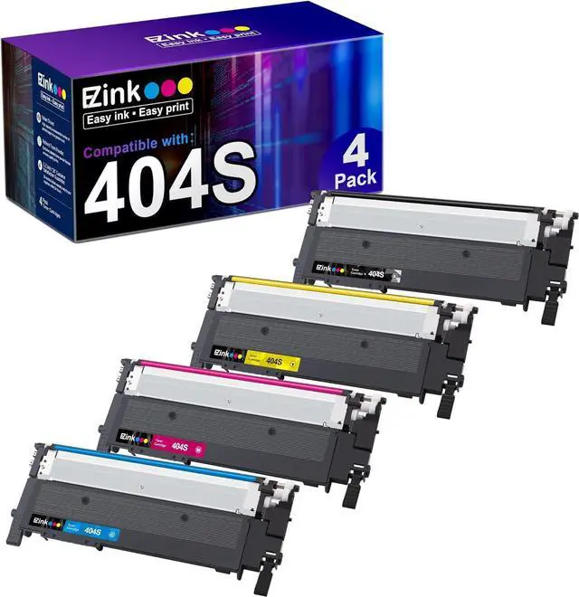 Main image of E-Z Ink (TM Compatible Toner Cartridge Replacement for Samsung CLT-K404S CLT-C404S CLT-M404S CLT-Y404S CLT 404S to use with C480FW C430W SL-C430W SL-C480FW SL-C480FN Printer Tray (4 Pack)