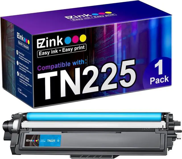 Main image of E-Z Ink (TM) Compatible Toner Cartridge Replacement for Brother TN225 TN-225 Cyan to Use with MFC-9130CW HL-3170CDW HL-3140CW HL-3180CDW MFC-9330CDW MFC-9340CDW HL-3180CDW DCP-9020CDN (Cyan, 1 Pack)
