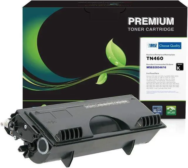 Main image of MSE MSE02034616 Remanufactured High Yield Toner Cartridge for Brother TN460 Black