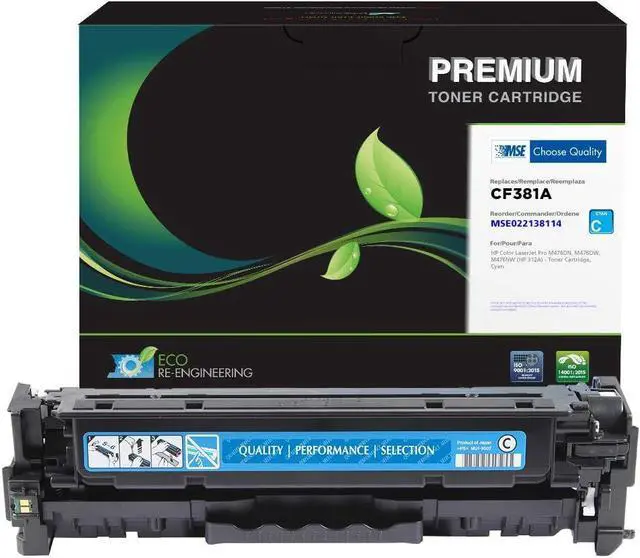 Main image of MSE MSE022138114 Remanufactured Toner Cartridge for HP 312A Cyan