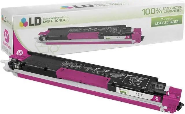 Main image of LD Remanufactured Toner Cartridge Replacement for HP 130A CF353A (Magenta)