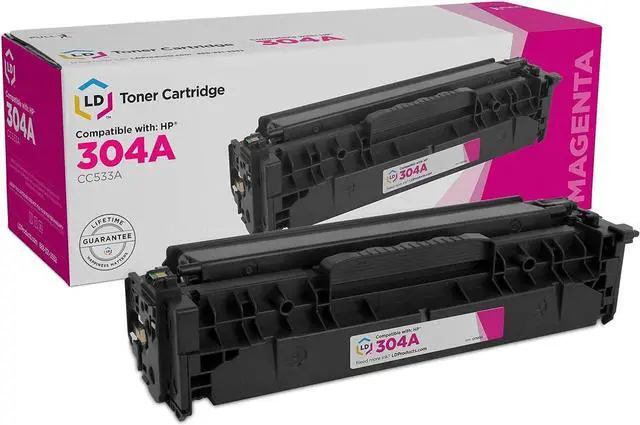 Main image of LD Remanufactured Toner Cartridge Replacement for HP 304A CC533A (Magenta)